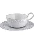 Taza Té con Platillo, Blanco, medium